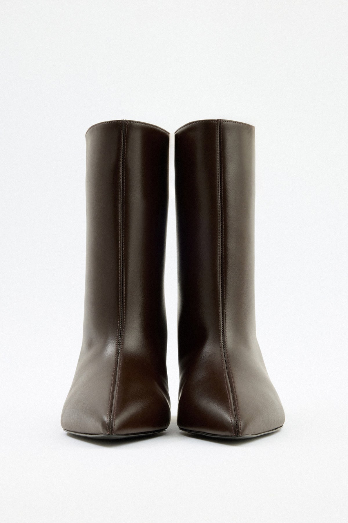 Oslo Leather Ankle boots - Dark Brown