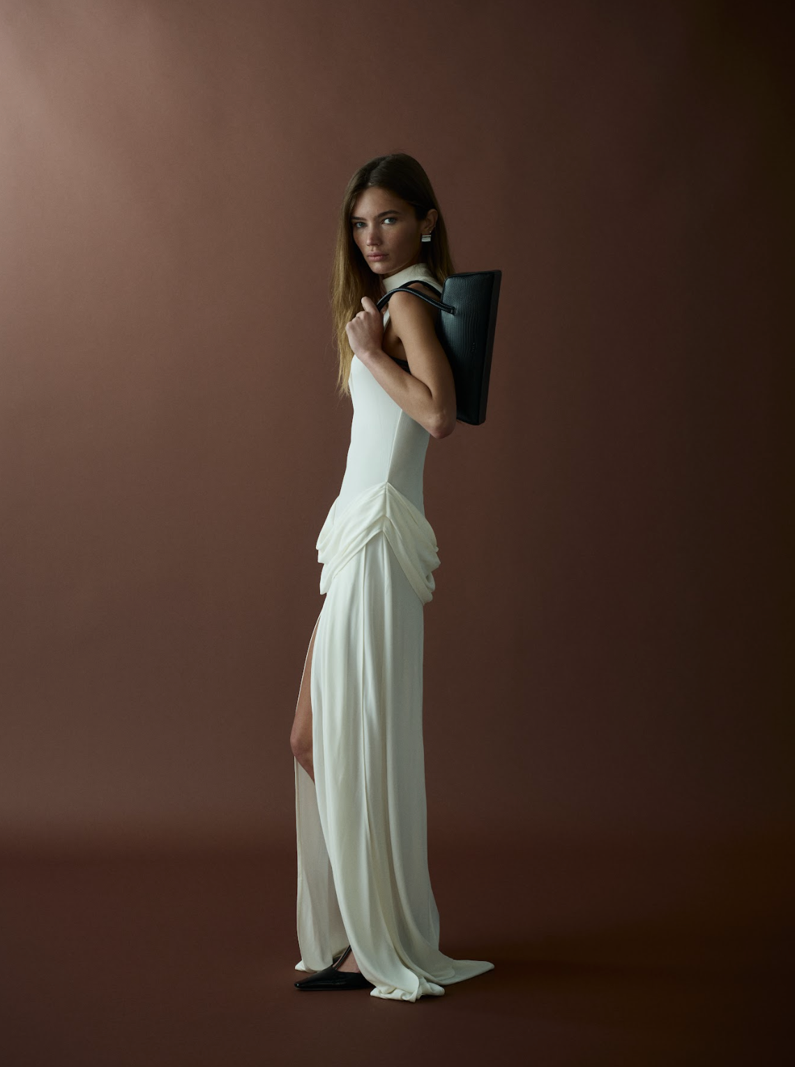 Anna Bag Black Lizard