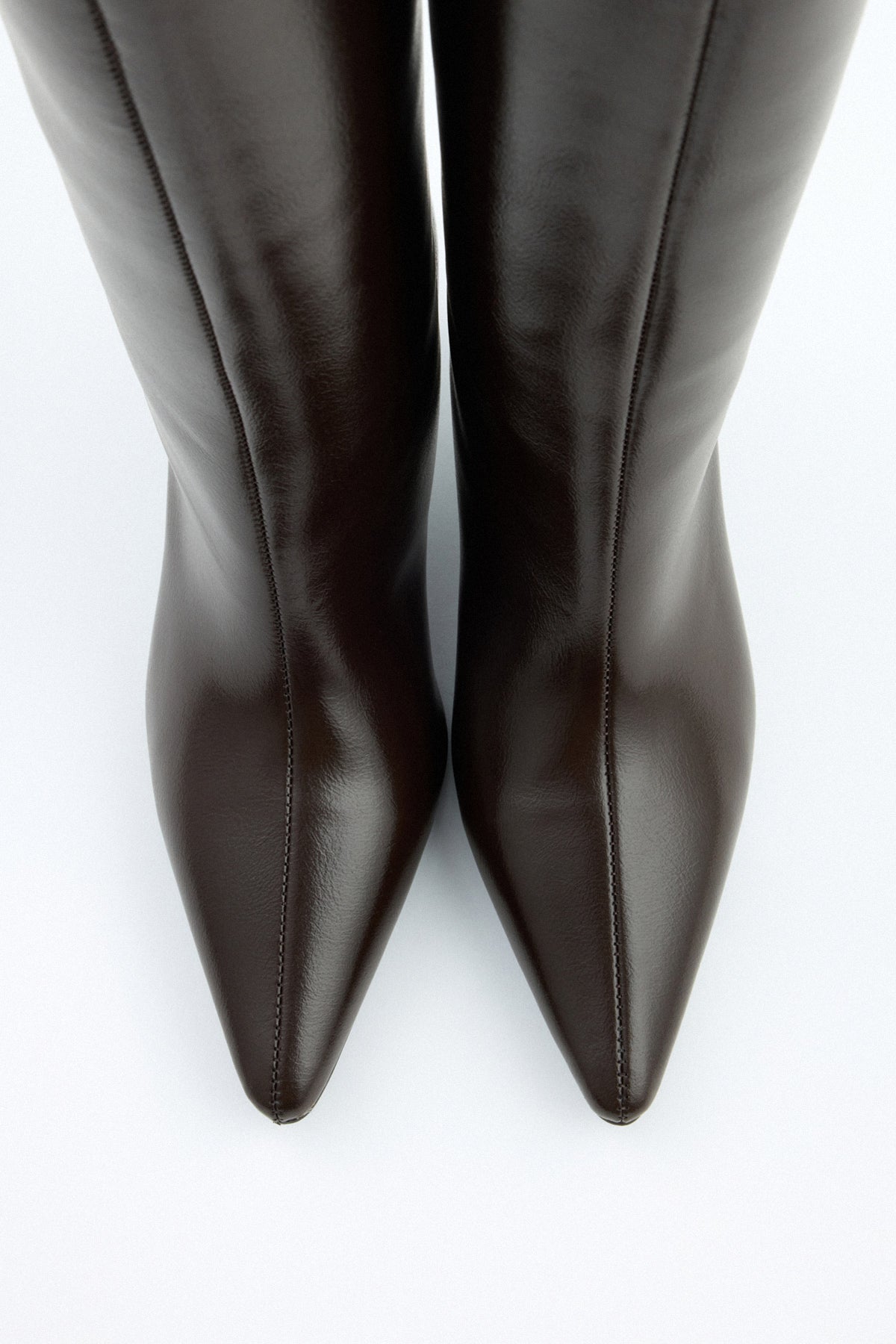 Siena Leather knee high boots - Dark Brown
