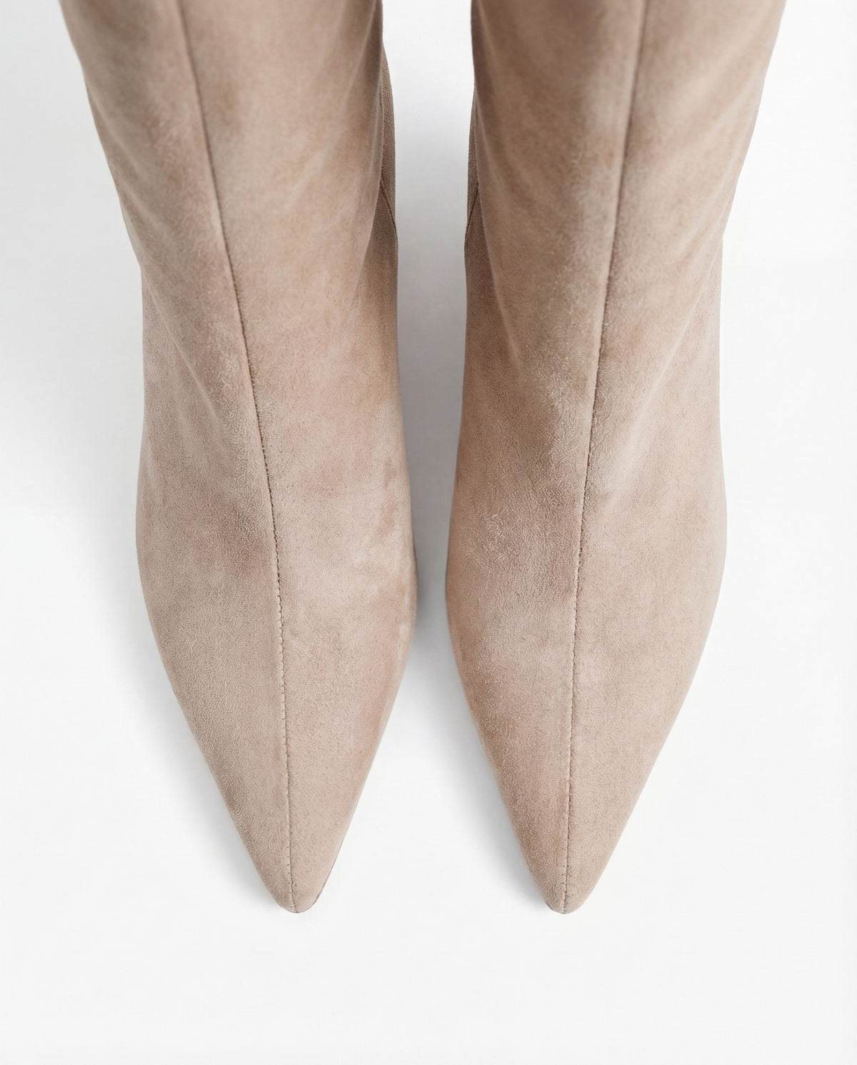 Siena suede knee high boots - Beige