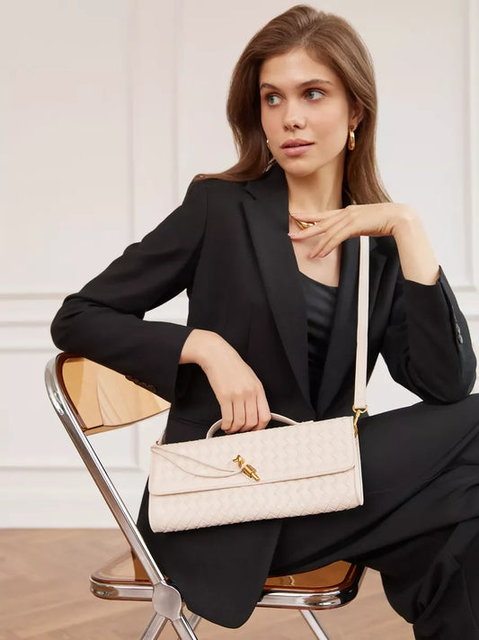 Rachel Clutch Bag - Off White