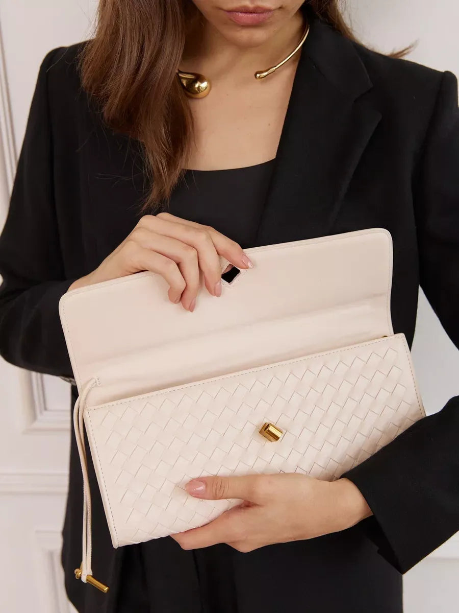 Rachel Clutch Bag - Off White