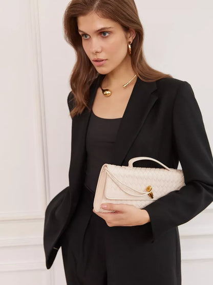 Rachel Clutch Bag - Off White