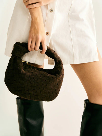 Sara Suede Bag Mini - Coffee