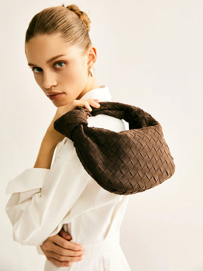 Sara Suede Bag Mini - Coffee