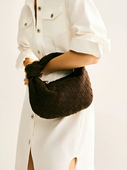 Sara Suede Bag Mini - Coffee