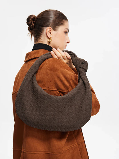 Sara Suede Bag - Coffee