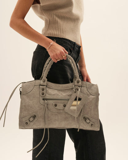 Melissa bag large - Light grey