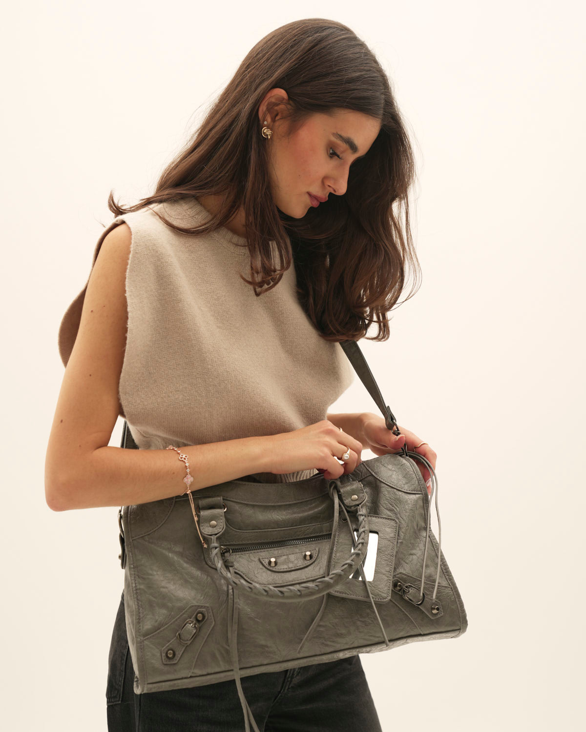 Melissa bag large - Dark grey