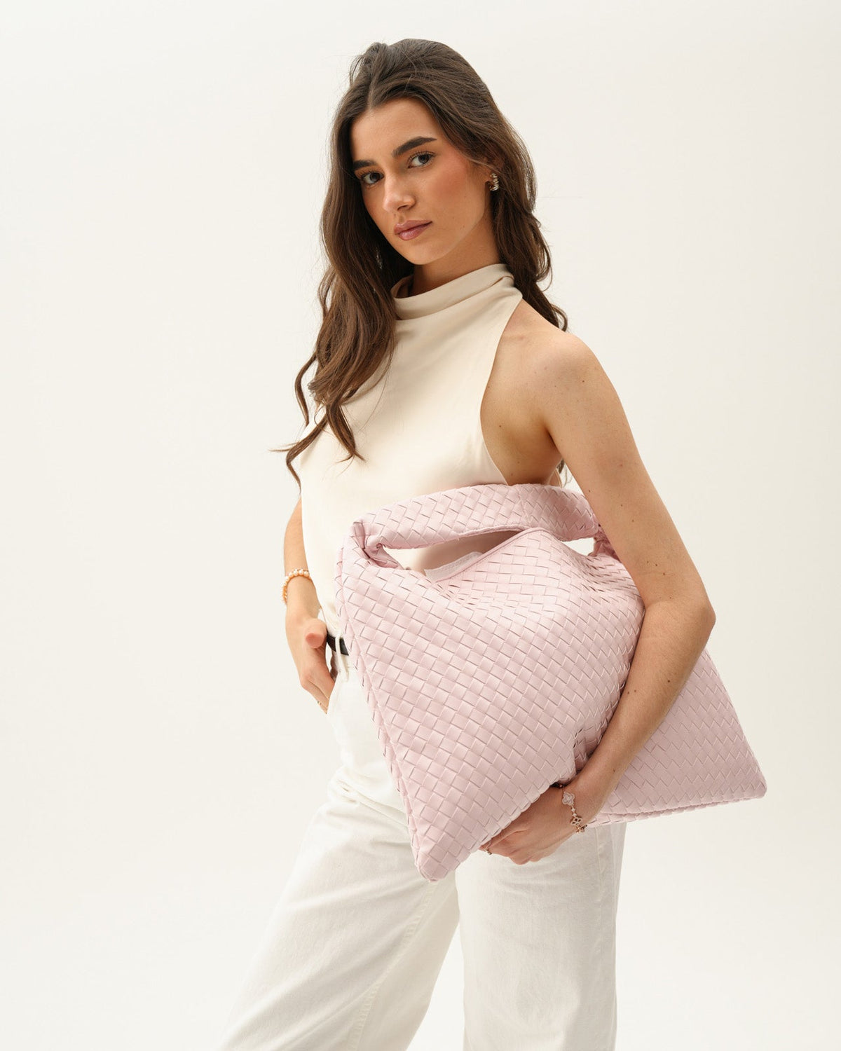 Aurora Tote Bag - Baby pink