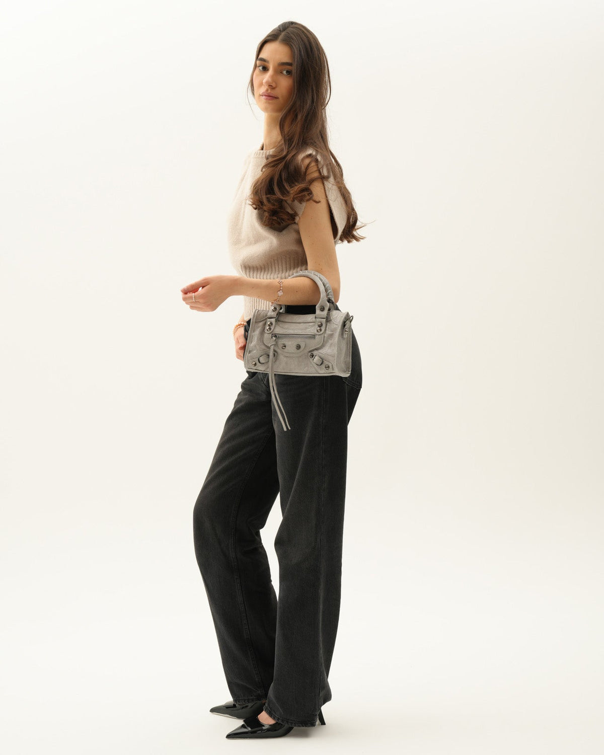 Melissa bag small - Light grey