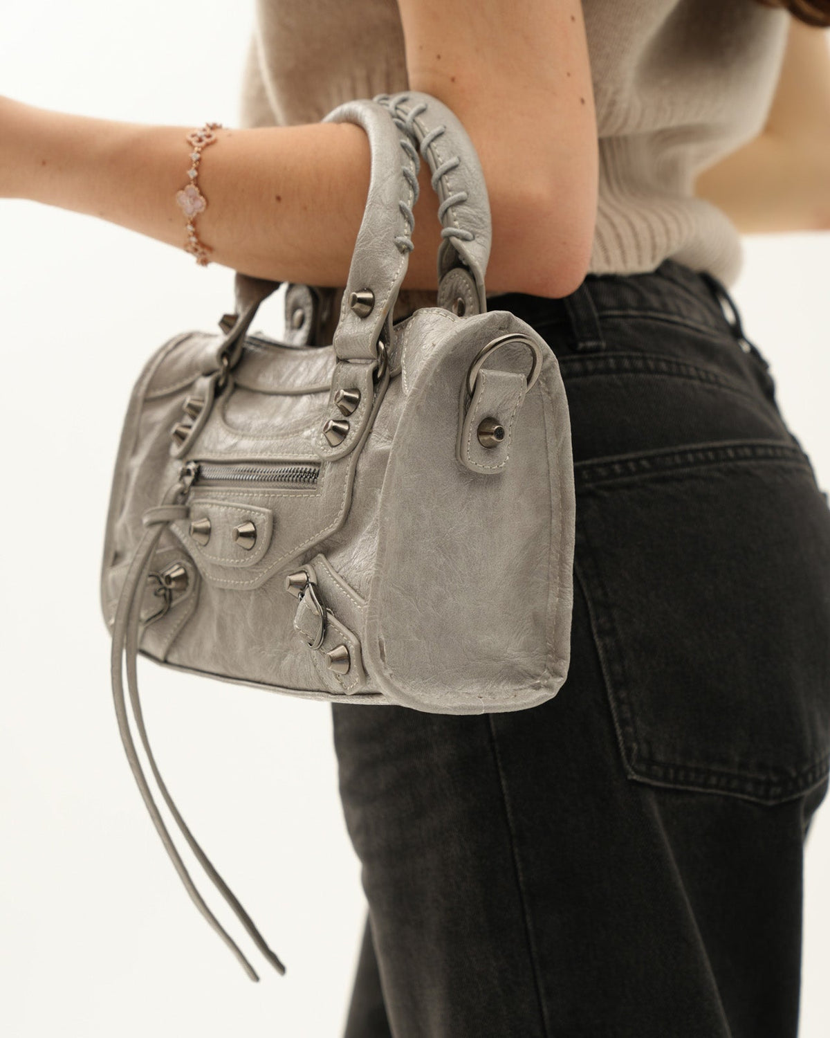 Melissa bag small - Light grey