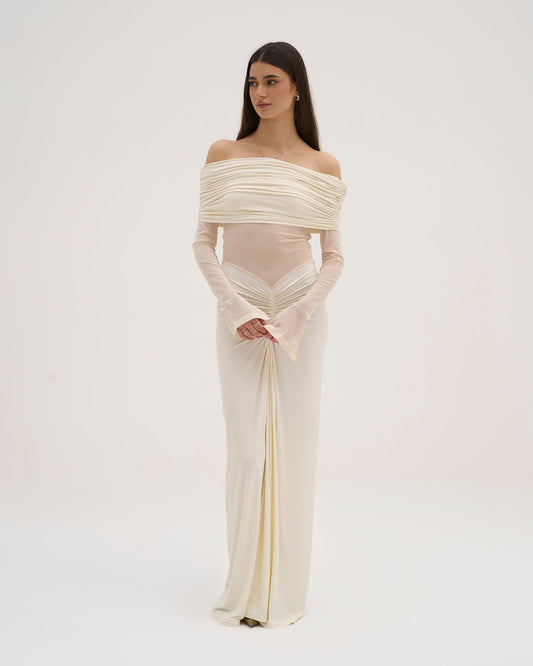 Lissa Maxi Dress - Cream