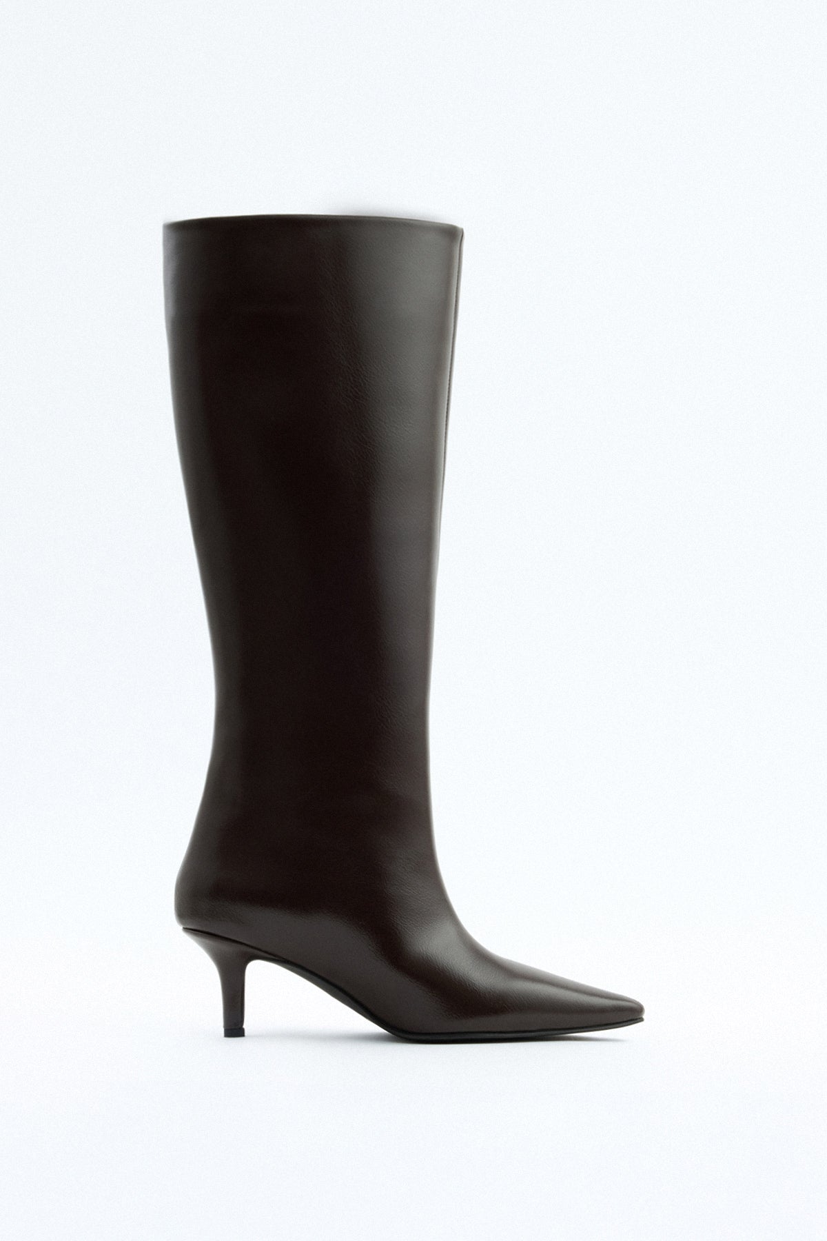 Siena Leather knee high boots - Dark Brown
