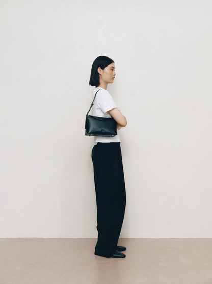 April Bag Black Lizard