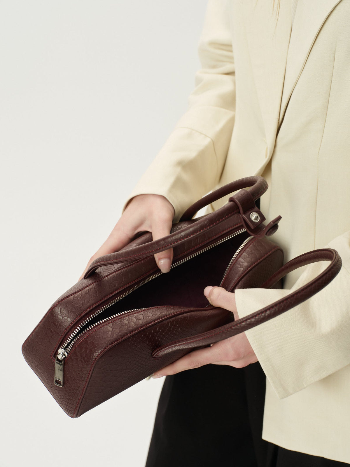 Anna Bag Berry Croc