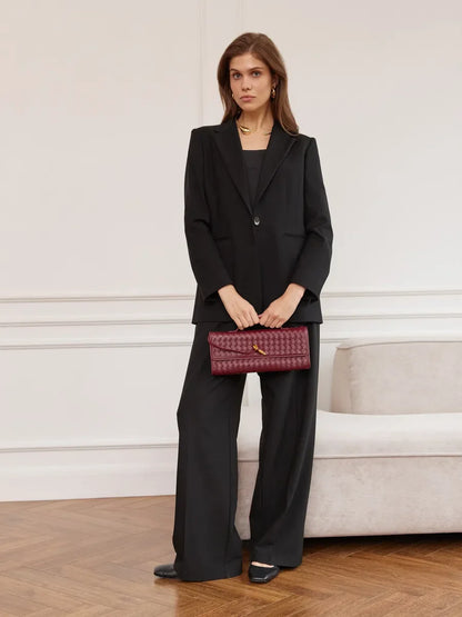 Rachel Clutch Bag - Burgundy