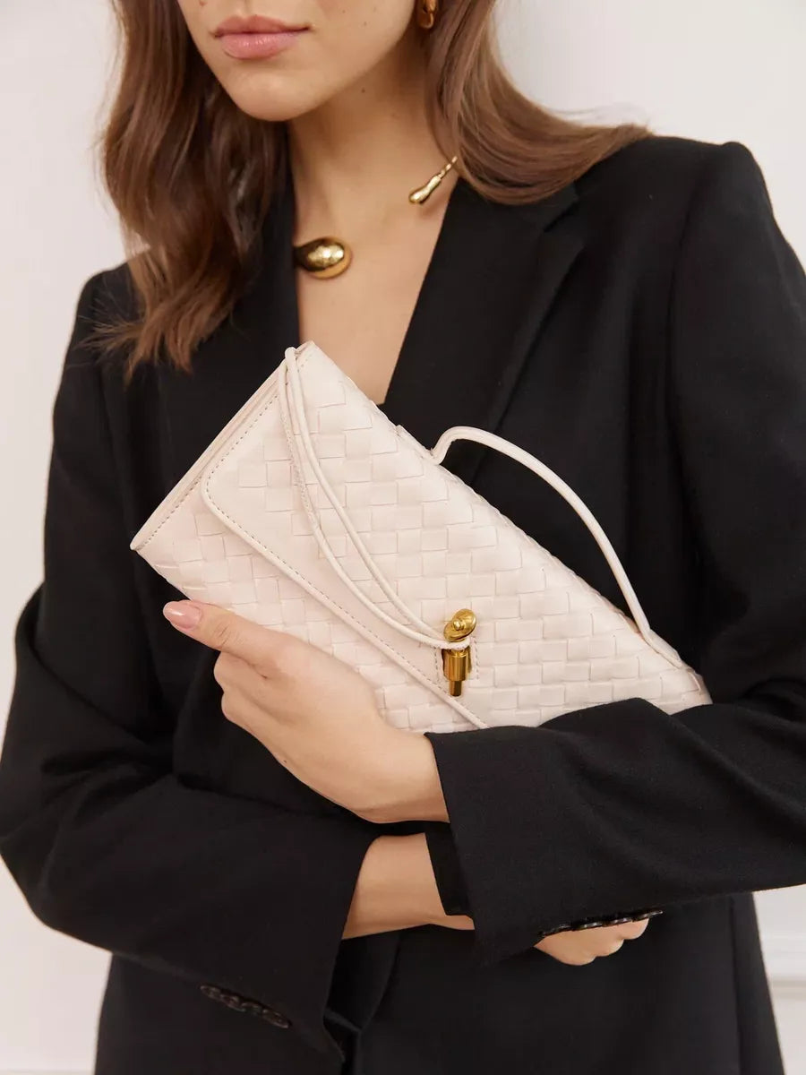 Rachel Clutch Bag - Off White