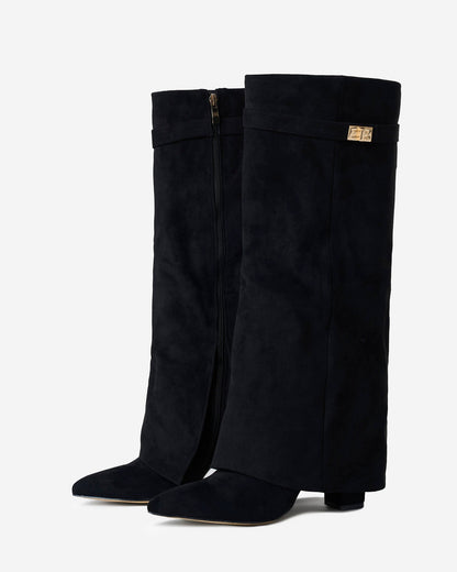 Málaga Suede knee high boots - Black