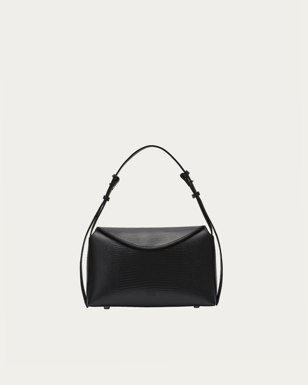 April Bag Black Lizard