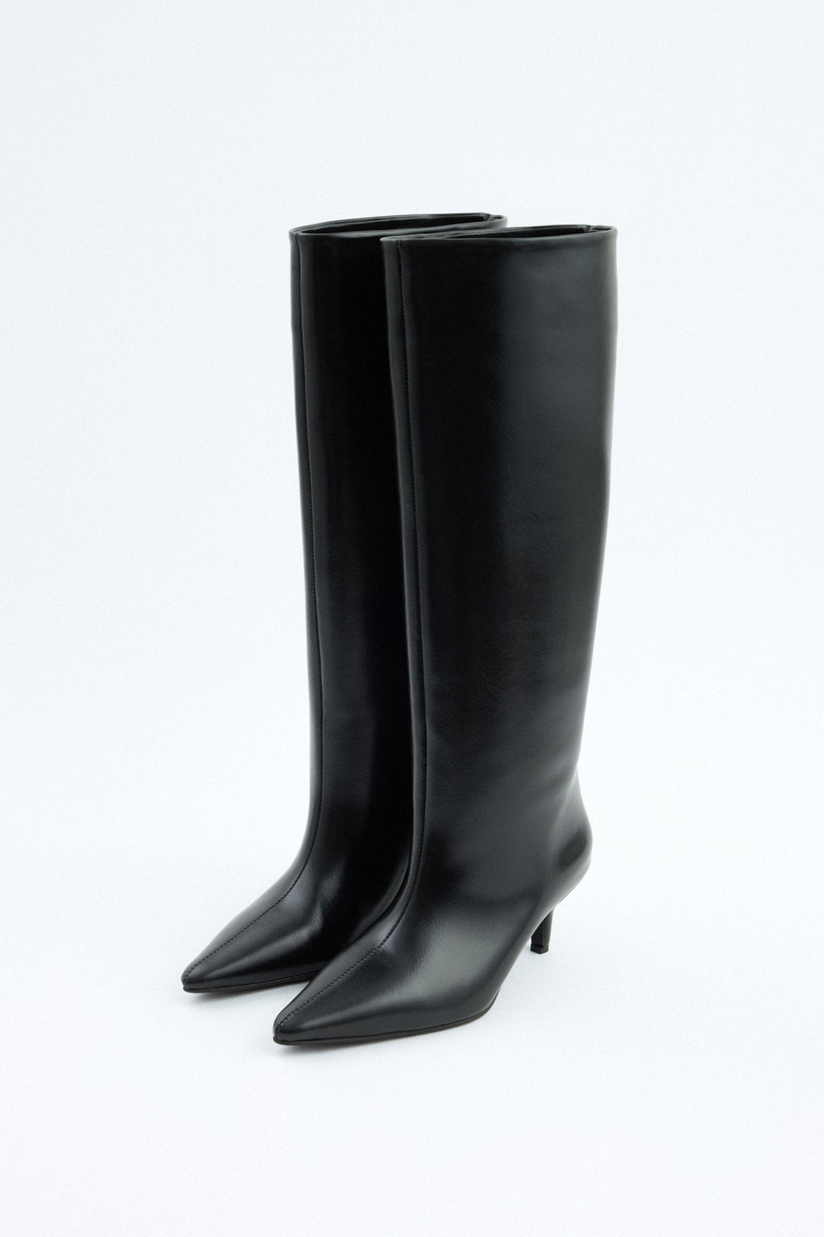 Siena Leather knee high boots - Black