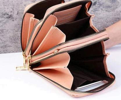 Small Leather Crossbody Bag/Mini Messenger Shoulder Purse LUXURY